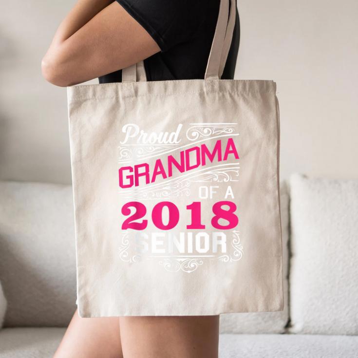 Proud Grandma Of a 2018 Senior Tshirt Graduation Canvas Tote Bag