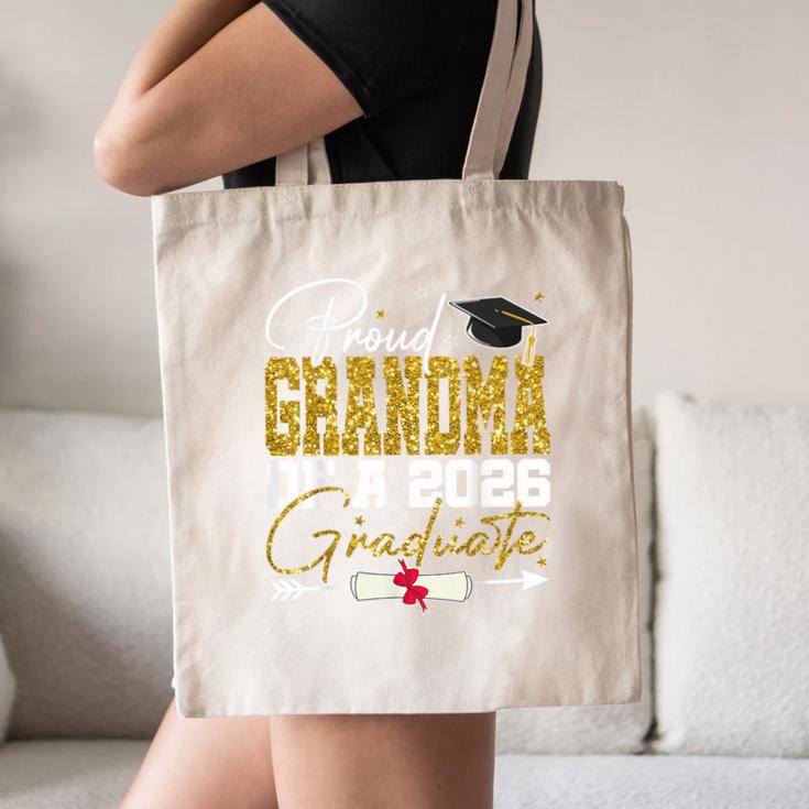 Proud Grandma Of Senior 2026 Graduate Family Graduation 2026 Canvas Tote Bag