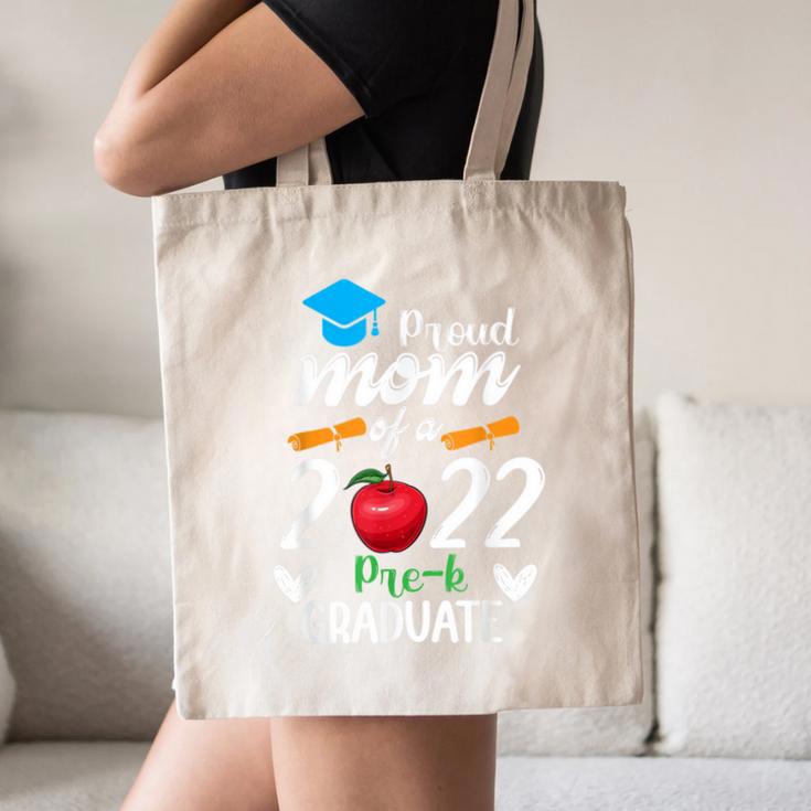 Proud Mom Of 2022 Pre K Graduate Graduation Canvas Tote Bag