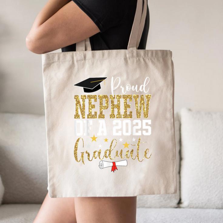 Proud Nephew Of A 2025 Graduate Nephew Graduation 2025 Canvas Tote Bag