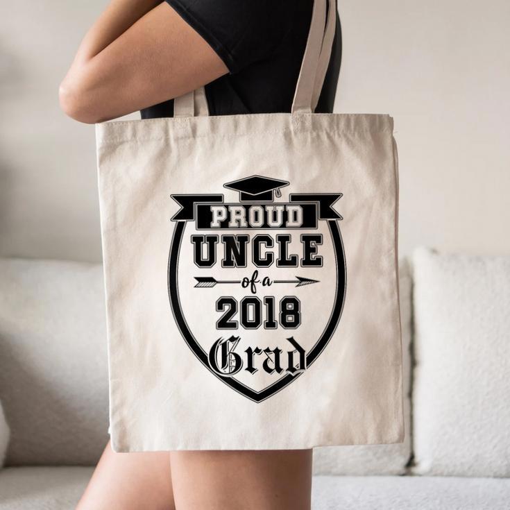 Proud Uncle Of a 2018 Grad Graduation Family Canvas Tote Bag