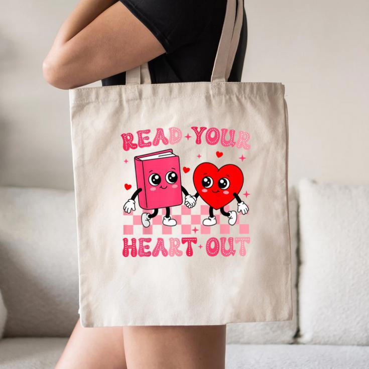 Read Your Heart Out Cute Reading Book Lover Canvas Tote Bag Read Your Heart Out Cute Reading Book Lover Canvas Tote Bag