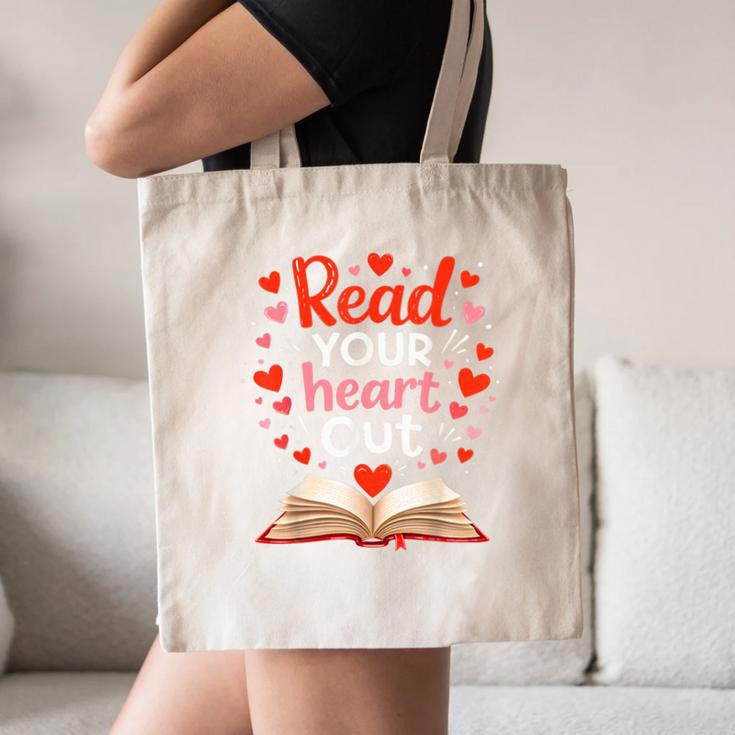 Read Your Heart Out Reading Book Lover Valentine Day Canvas Tote Bag Read Your Heart Out Reading Book Lover Valentine Day Canvas Tote Bag