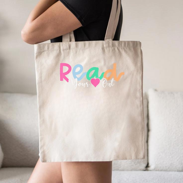 Read Your Heart Out Reading Librarian Book Across America Canvas Tote Bag