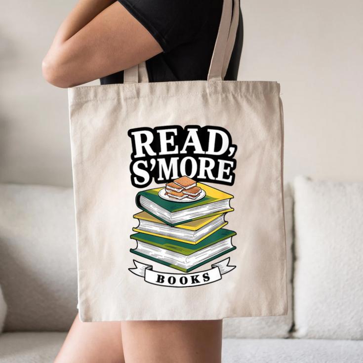 Read S'More Books Marshmallow Reading Smores Canvas Tote Bag