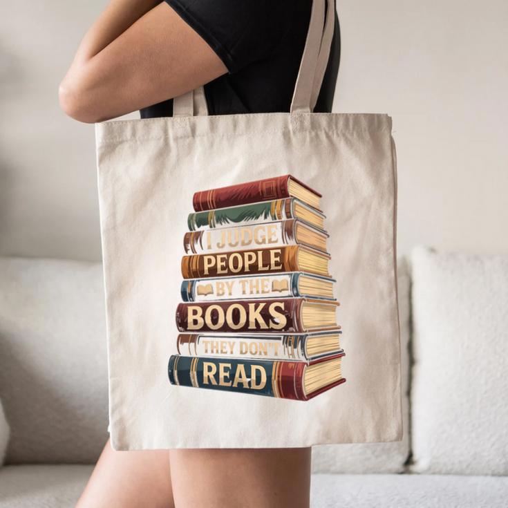 Reading Book Canvas Tote Bag
