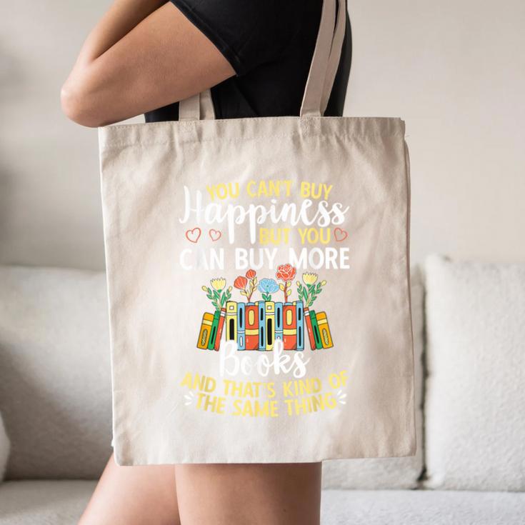 Reading You Can't Buy Happiness But You Can Buy More Books Canvas Tote Bag