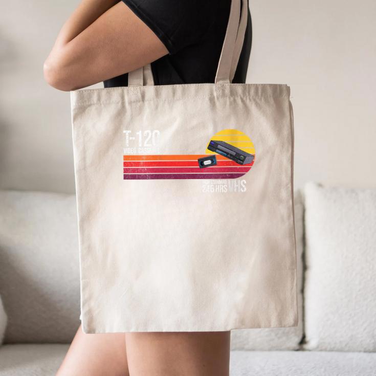 Retro 80's 90's Music Nostalgia Video Cassette Tape VHS Canvas Tote Bag Retro 80's 90's Music Nostalgia Video Cassette Tape VHS Canvas Tote Bag