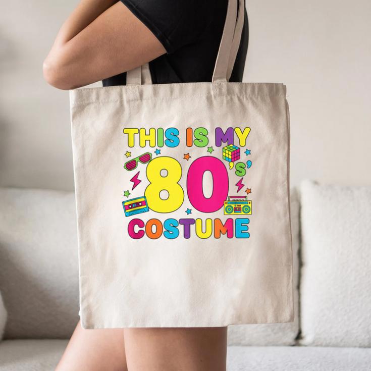 Retro 80's Costume 80s Nostalgia Party Canvas Tote Bag
