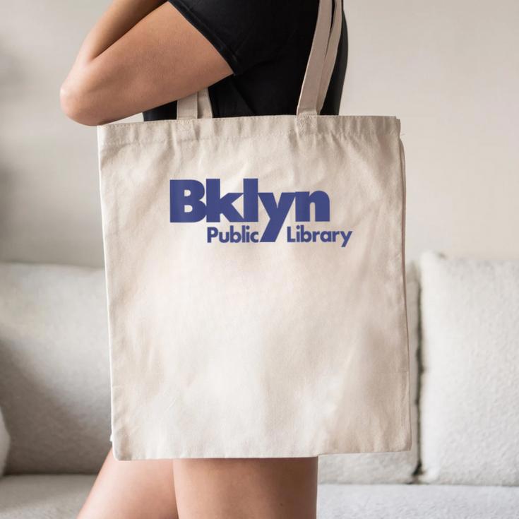 Retro Brooklyn Public Library NY New York Book Lover Canvas Tote Bag Retro Brooklyn Public Library NY New York Book Lover Canvas Tote Bag