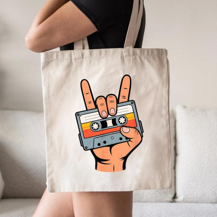 Retro Cassette Tape For 80s & 90s Nostalgia Canvas Tote Bag