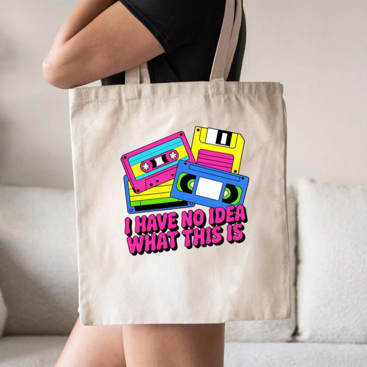 Retro Cassette Vintage 80s Nostalgia Canvas Tote Bag Retro Cassette Vintage 80s Nostalgia Canvas Tote Bag