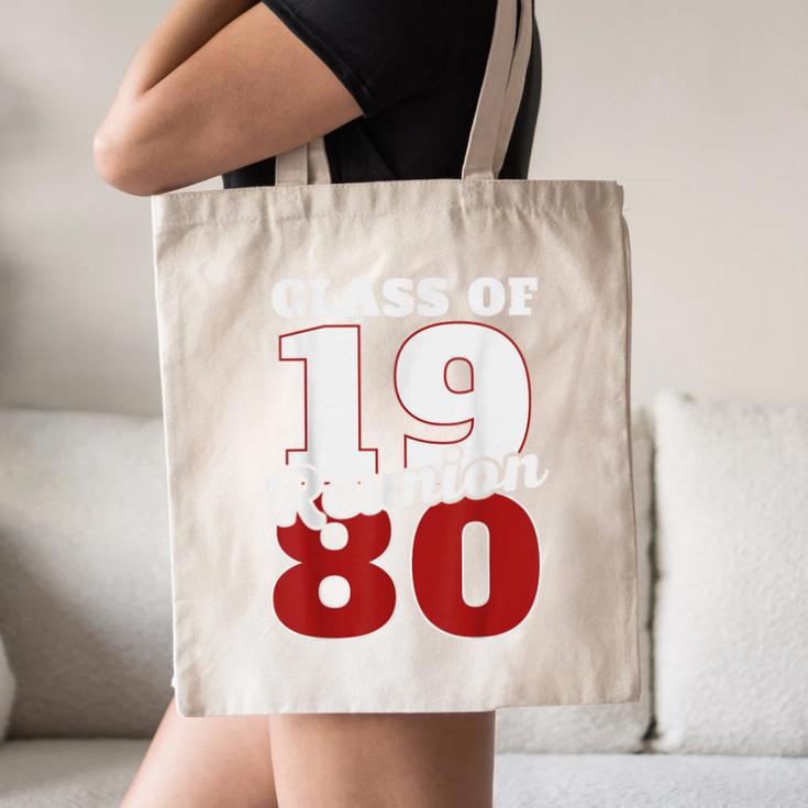 Reunion 1980 Class Of 1980 Reunion 80 Graduation 1980 Canvas Tote Bag