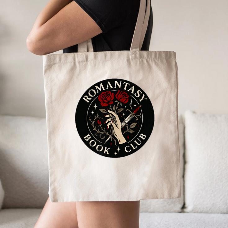 Romantasy Book Club Enthusiast Canvas Tote Bag