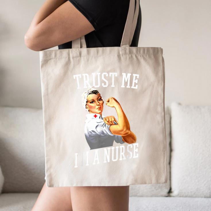 Rosie Riveter Nurse Shirt Nurse Graduation Shirt Canvas Tote Bag