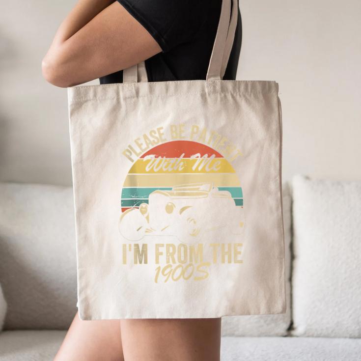 Sarcasm Retro Please Be Patient With Me I'm From The 1900s Canvas Tote Bag Sarcasm Retro Please Be Patient With Me I'm From The 1900s Canvas Tote Bag