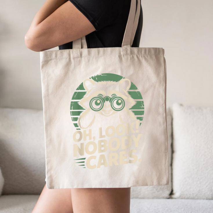 Sarcastic Saying Oh Look Nobody Cares Humor Introverts Canvas Tote Bag Sarcastic Saying Oh Look Nobody Cares Humor Introverts Canvas Tote Bag
