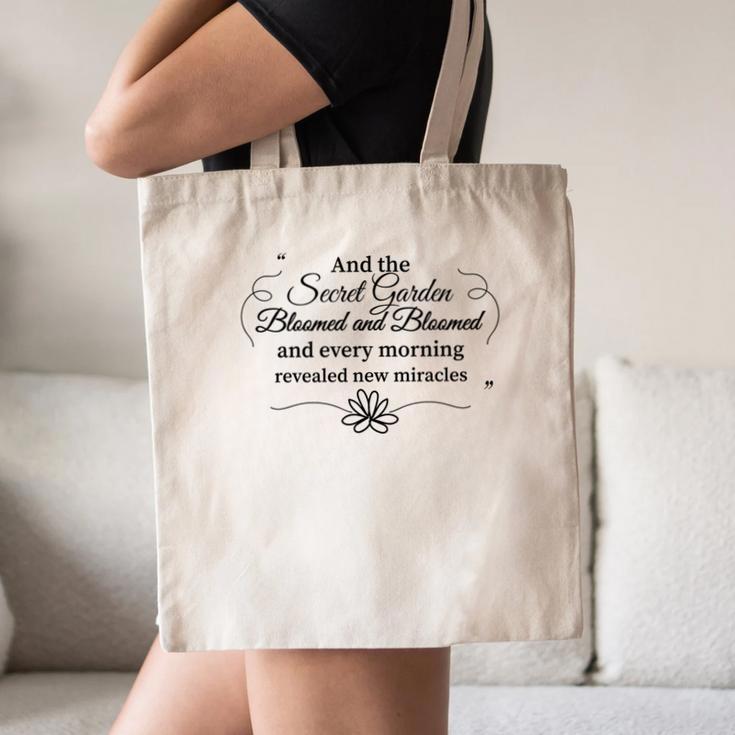 The Secret Garden Book Lover Reader Shirt Canvas Tote Bag The Secret Garden Book Lover Reader Shirt Canvas Tote Bag