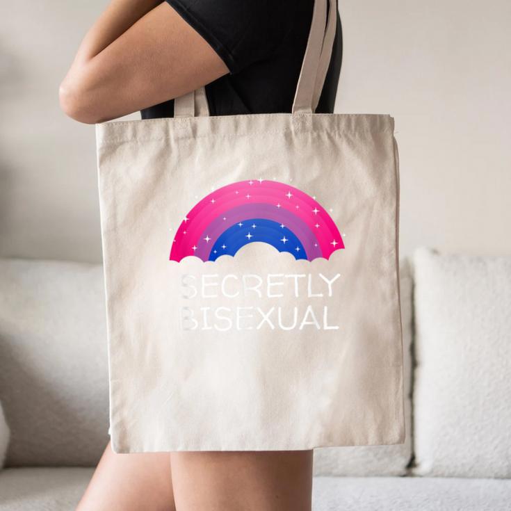 Secretly Bisexual Bi Introvert Bi Pride Antisocial LGBTQ Canvas Tote Bag Secretly Bisexual Bi Introvert Bi Pride Antisocial LGBTQ Canvas Tote Bag