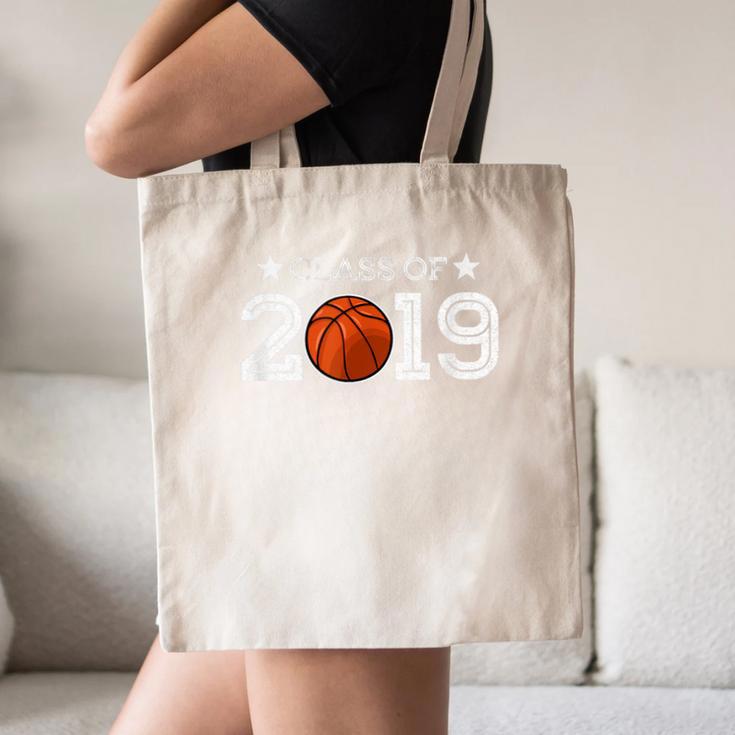 Senior 2019 Basketball Shirt Graduation Class Of 2019 Stars Canvas Tote Bag