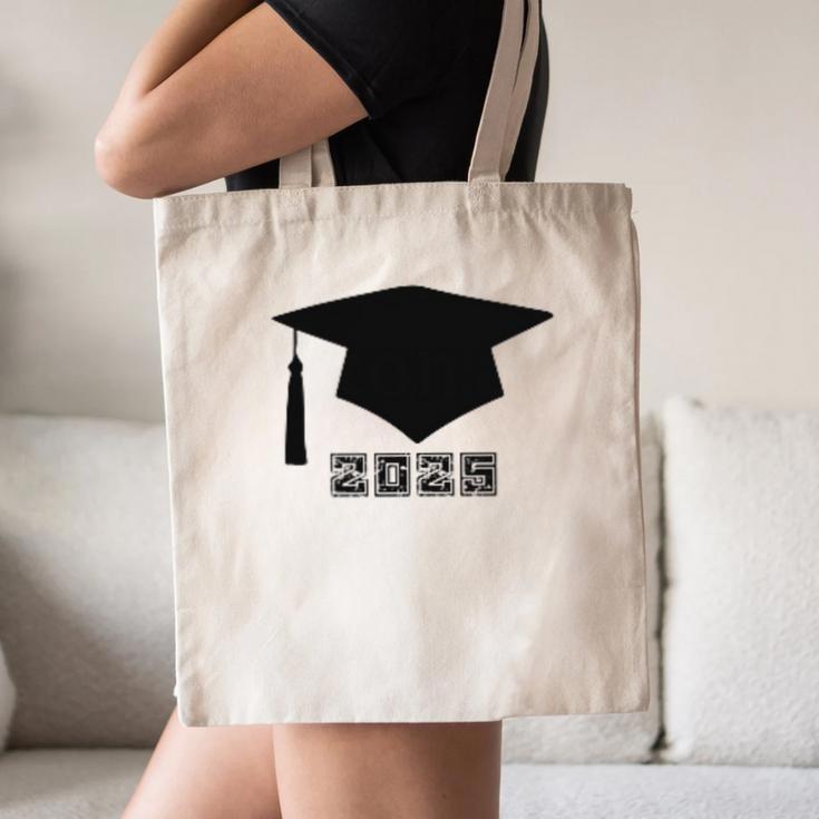 SENIOR 2025 Cute Graduation Class Of 2025 Graduate Canvas Tote Bag