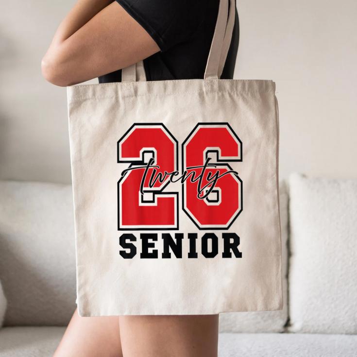 Senior 2026 Class Of 2026 School Graduation 2026 Merch Canvas Tote Bag