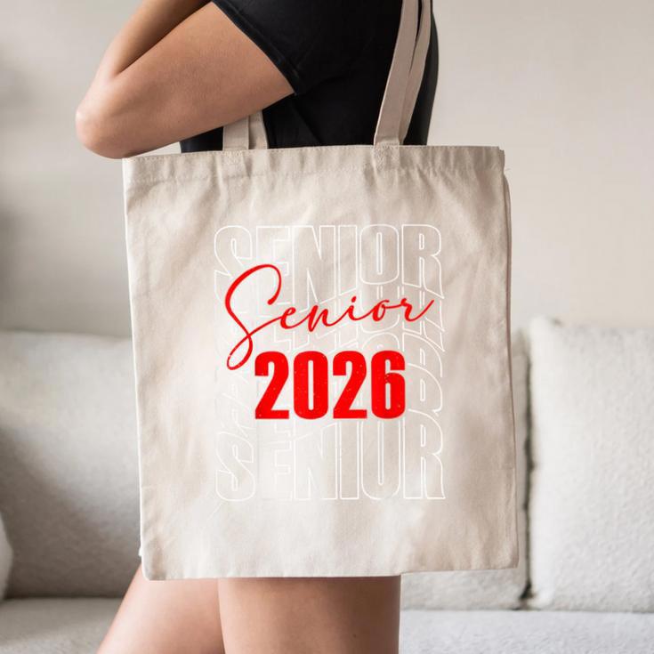 Senior 2026 Retro Class Of 2026 Graduation For Students Canvas Tote Bag