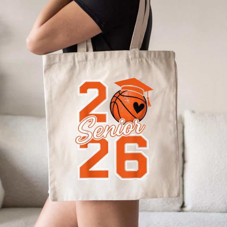 Senior Basketball Class Of 2026 Crew Basketball Graduation Canvas Tote Bag
