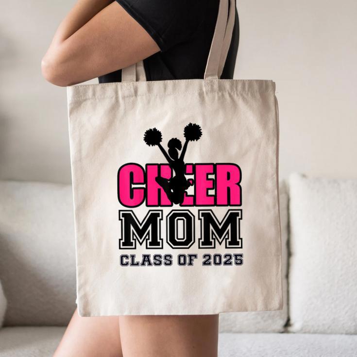 Senior Cheerleader Mom Cheer Class Of 2025 Graduation Women Canvas Tote Bag
