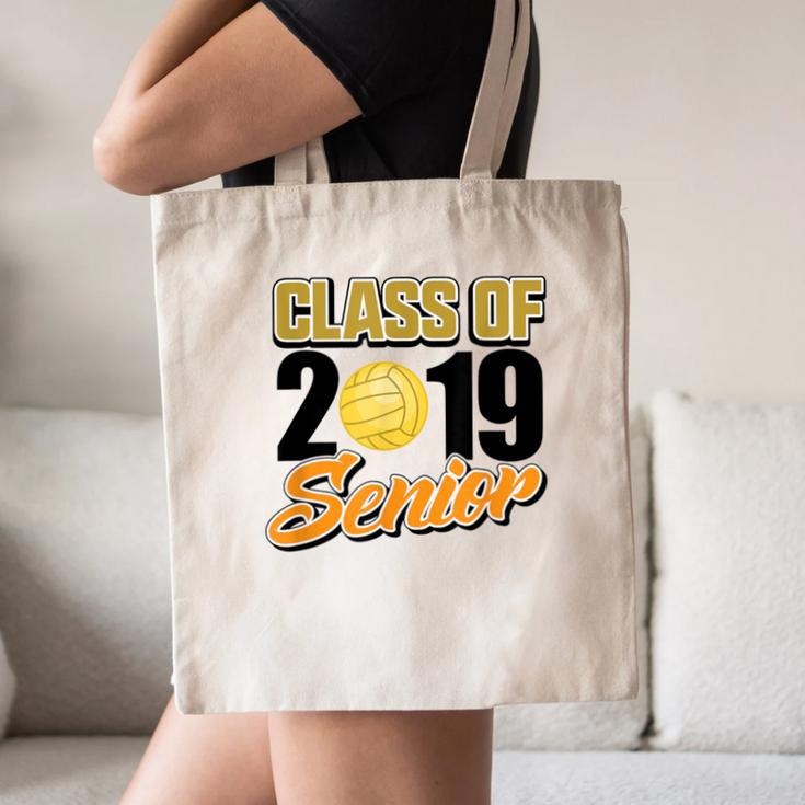 Senior Class Of 2019 Tshirt Graduation School Volleyball Canvas Tote Bag