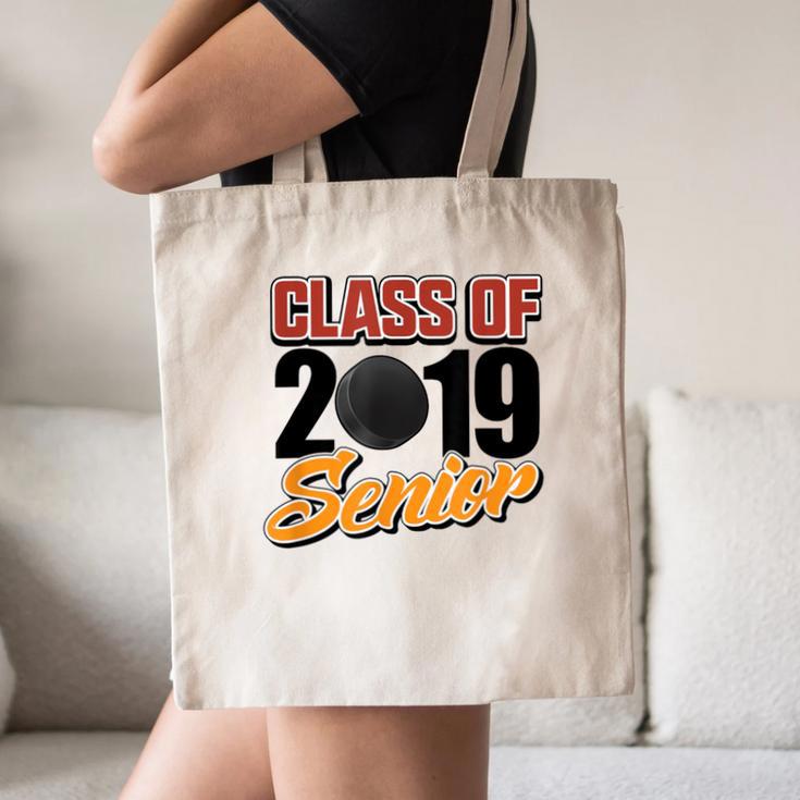 Senior Class Of 2019 Tshirt Graduation Students Hockey Canvas Tote Bag