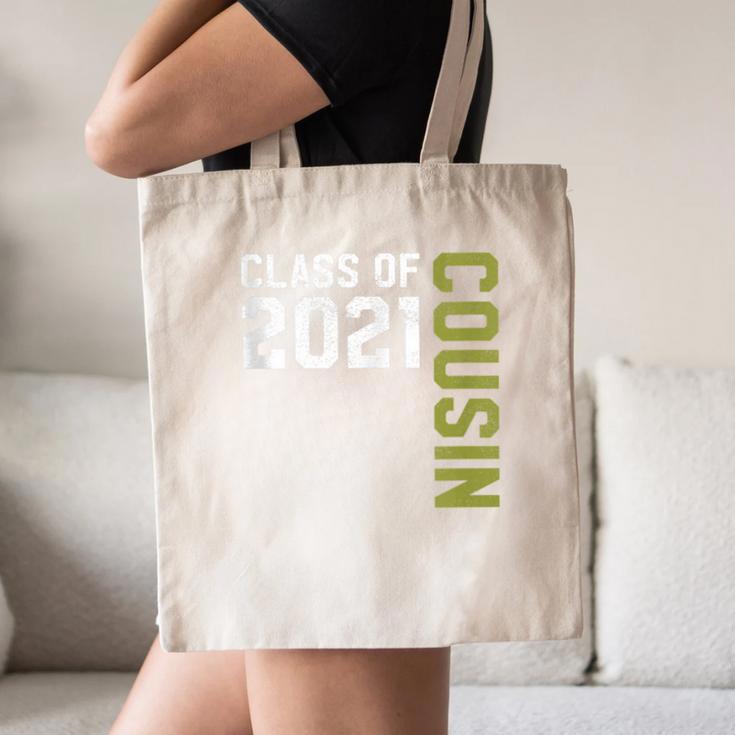 Senior Class Of 2021 Cousin Graduation Canvas Tote Bag