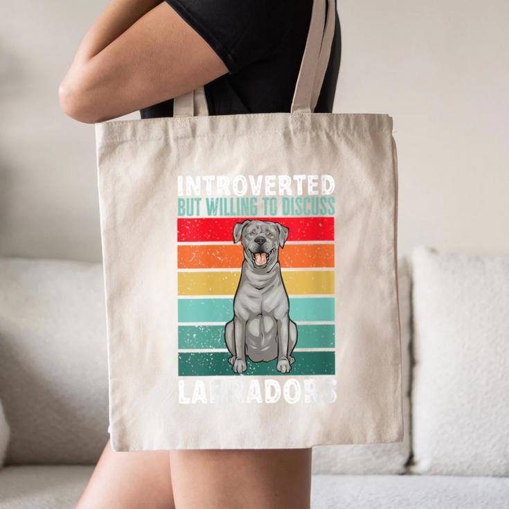 Silver Labrador Retriever Introvert Silver Lab Canvas Tote Bag Silver Labrador Retriever Introvert Silver Lab Canvas Tote Bag
