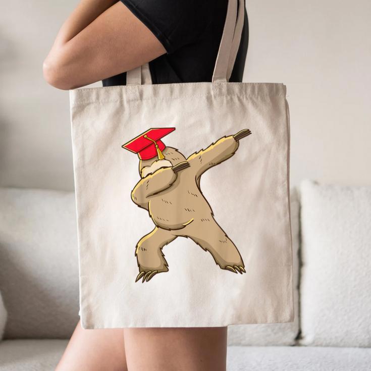Sloth Dabbing Shirt Graduation Day Shirt See Ya Canvas Tote Bag