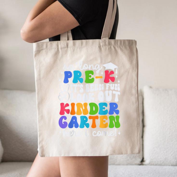 So Long Pre K Graduation Kindergarten Here I Come Kids 2024 Canvas Tote Bag