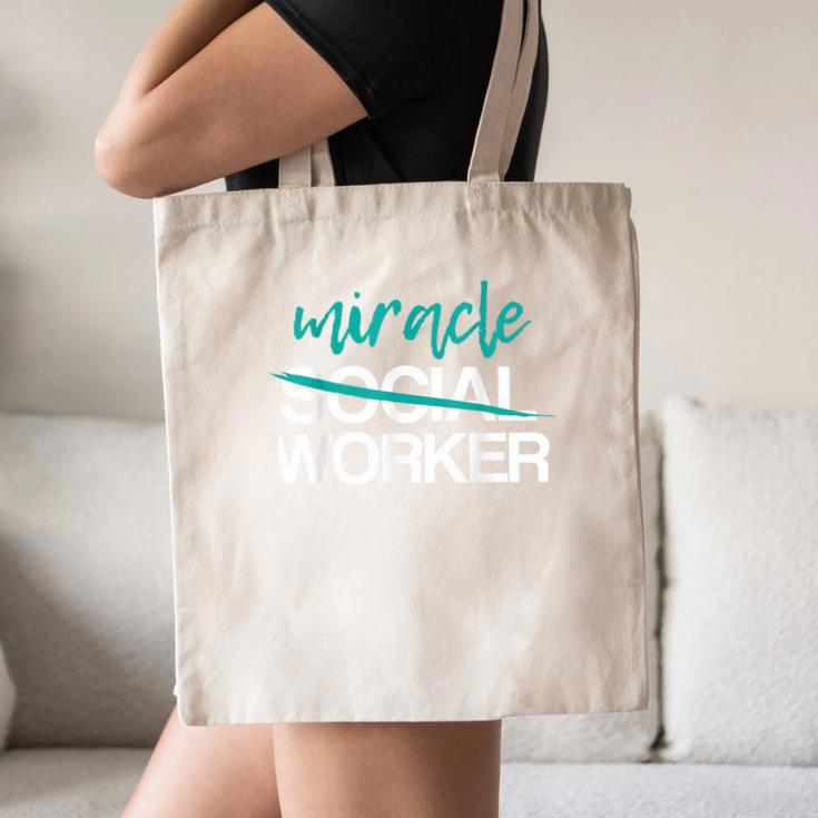 Social Worker Work Month MSW Graduation Masters Canvas Tote Bag