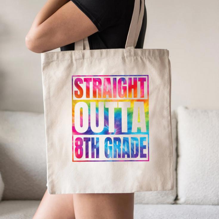 Straight Outta 8th Grade Great Graduation Eighth Grade Canvas Tote Bag