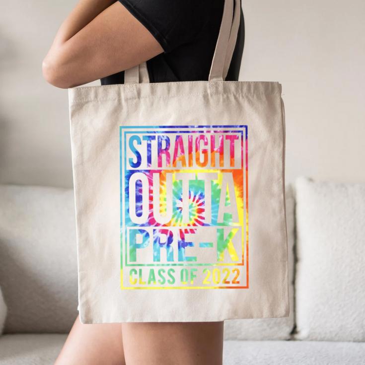 Straight Outta Pre-K Class Of 2022 Preschool Graduation Canvas Tote Bag