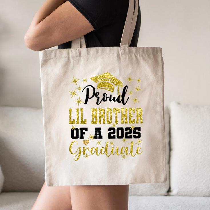 Super Proud Little Brother 2025 Graduate Graduation Family Canvas Tote Bag