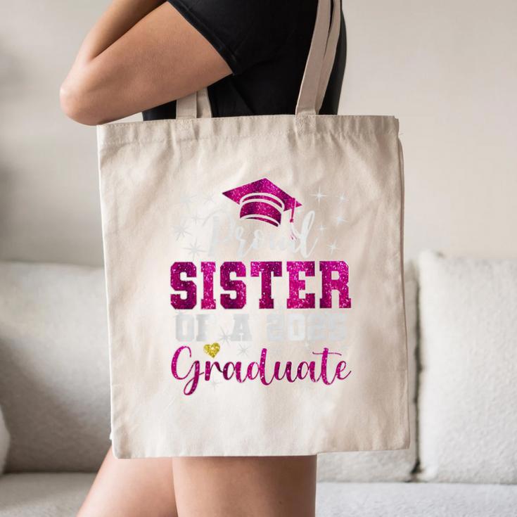 Super Proud Sister Of 2025 Graduate Senior Graduation Family Premium Tri-Blend Canvas Tote Bag