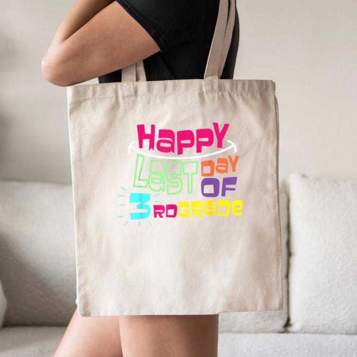 Sweet Happy Last Day Of 3rd Grade Kids GraduationCanvas Tote Bag