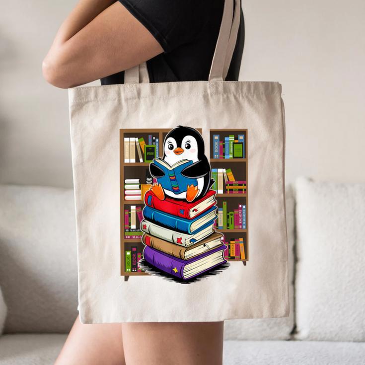 Teacher Librarian Kawaii Penguin Book Lover Penguin Canvas Tote Bag Teacher Librarian Kawaii Penguin Book Lover Penguin Canvas Tote Bag