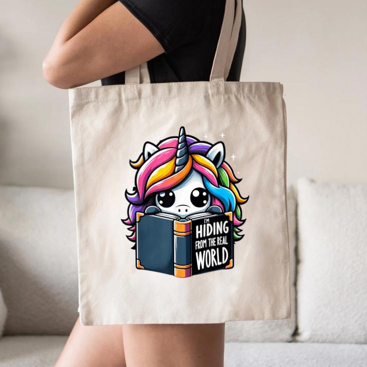 Unicorn Reading Book Reader Introvert Book Lover Humor Canvas Tote Bag Unicorn Reading Book Reader Introvert Book Lover Humor Canvas Tote Bag