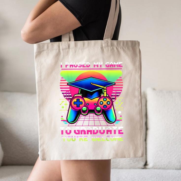 Video Gamer Graduate Graduation Grad Gaming Canvas Tote Bag
