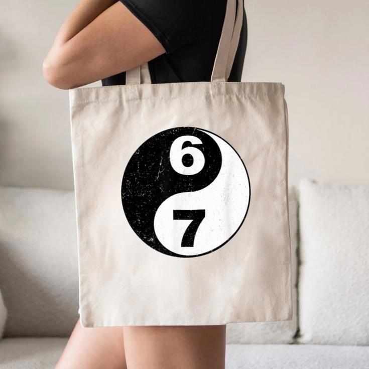 Vintage 6 7 Yin Yang Namaste Six Seven Nostalgia Canvas Tote Bag Vintage 6 7 Yin Yang Namaste Six Seven Nostalgia Canvas Tote Bag