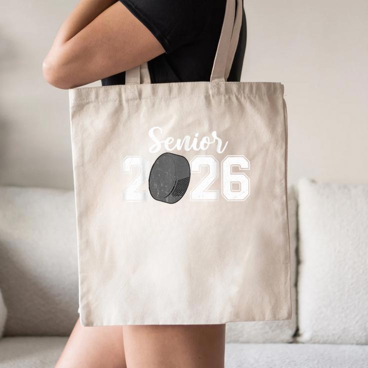 Vintage Class Of 2026 Hockey Senior 2026 Graduation 2026 Canvas Tote Bag