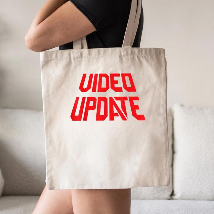 Vintage Video Update – 90s VHS Rental Nostalgia Minnesota Canvas Tote Bag