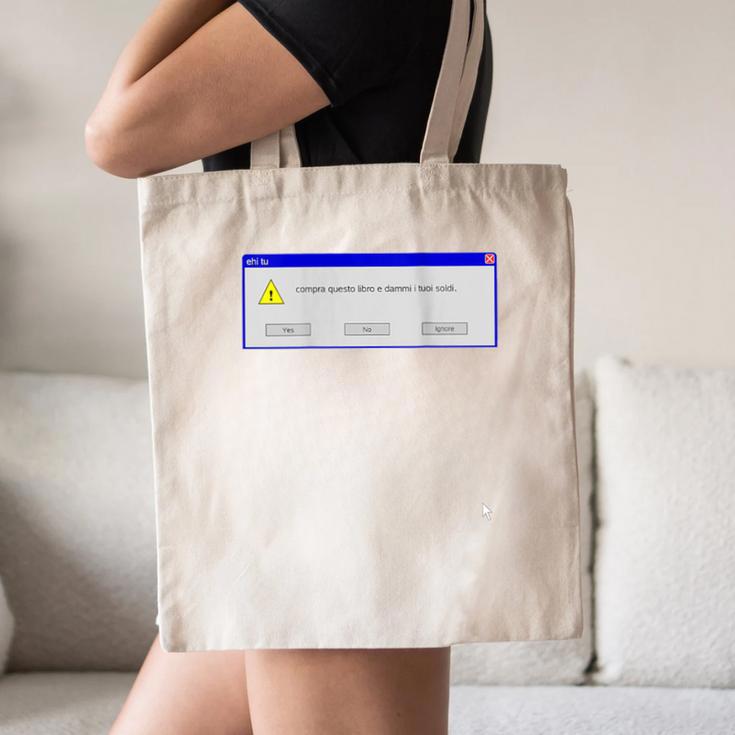 Windows Xp Error Canvas Tote Bag Windows Xp Error Canvas Tote Bag