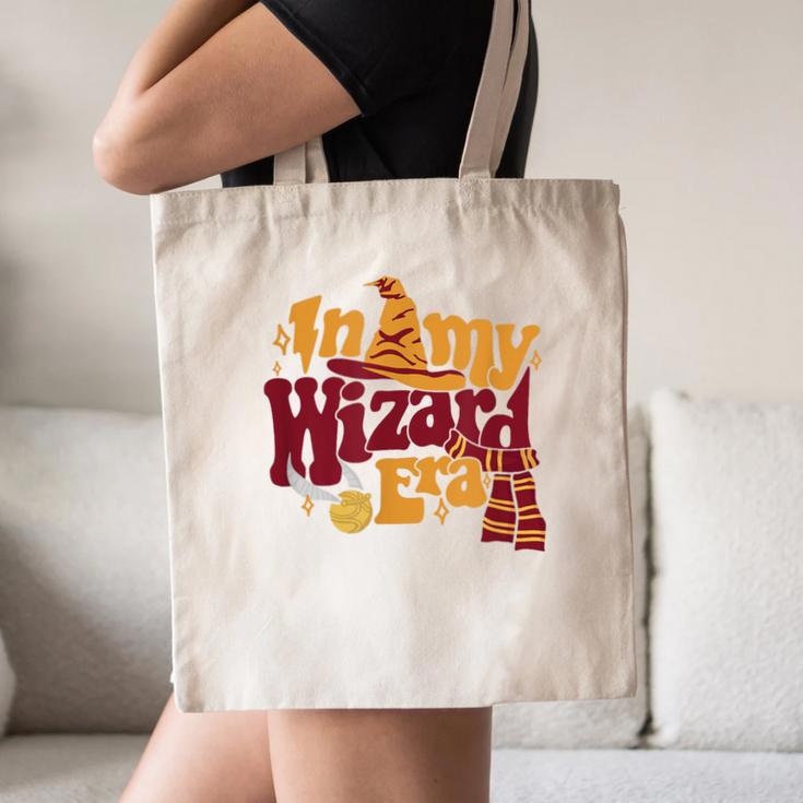 In My Wizard Era Groovy Bookish Fantasy Reader Book Lover Canvas Tote Bag In My Wizard Era Groovy Bookish Fantasy Reader Book Lover Canvas Tote Bag