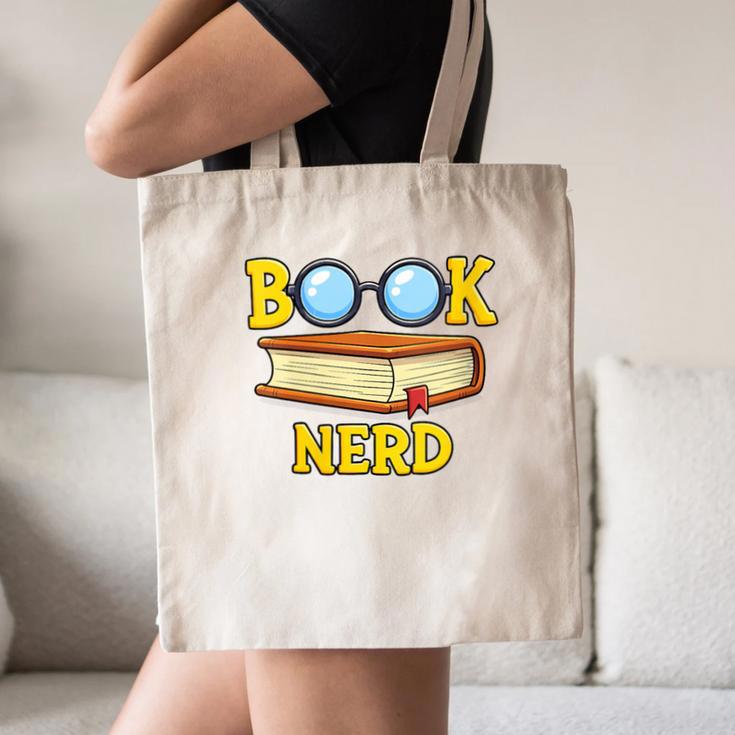 Women's Adorable Book Nerd Typography Minimalist Library Lover Canvas Tote Bag